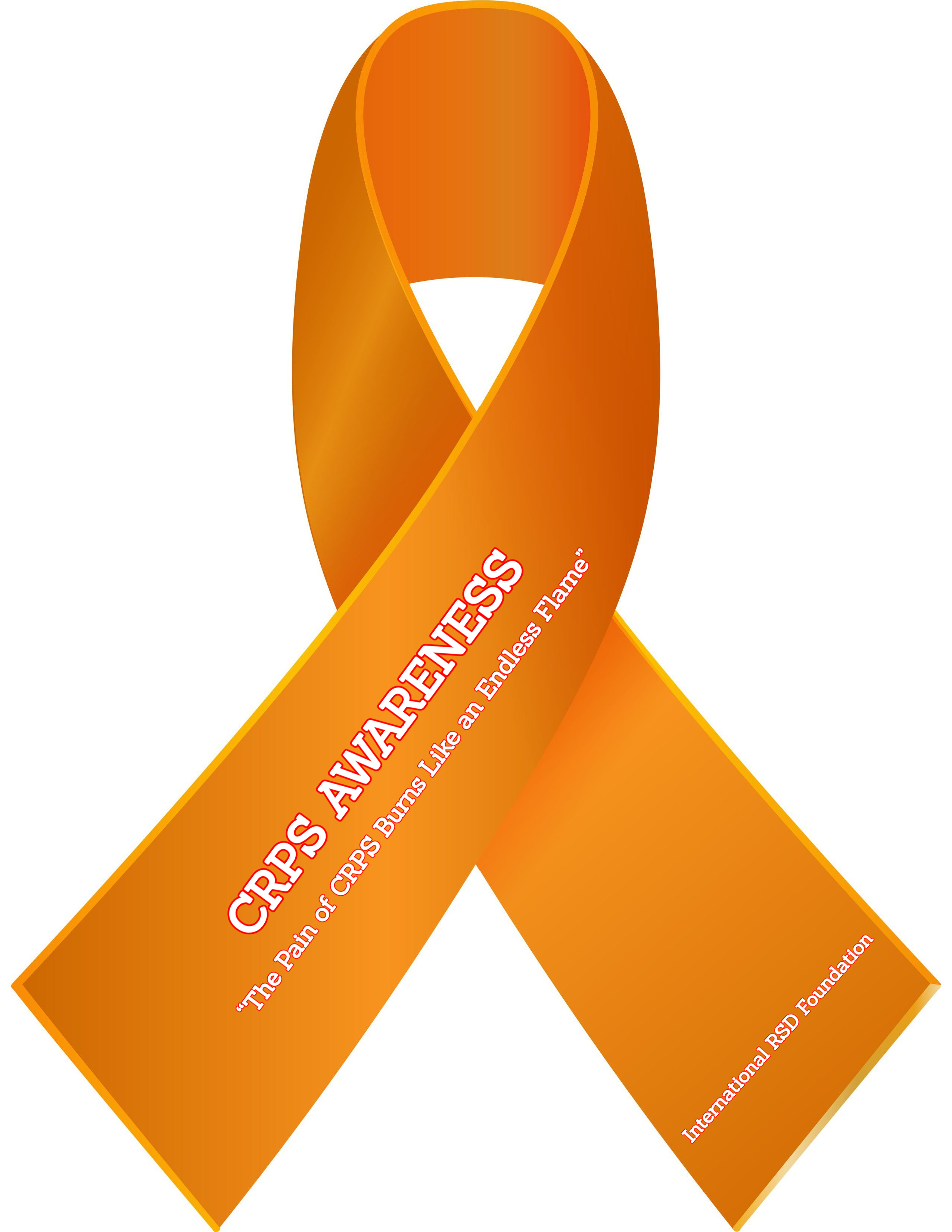 Orange CRPS Awareness Ribbon2