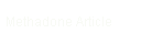 Methadone Article