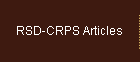 RSD-CRPS Articles
