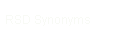 RSD Synonyms